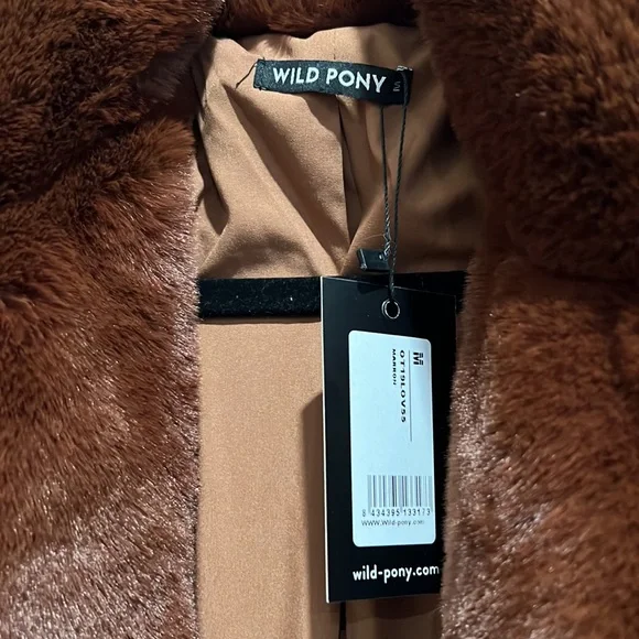 Wild Pony Faux Fur Coat - Picture 3 of 5
